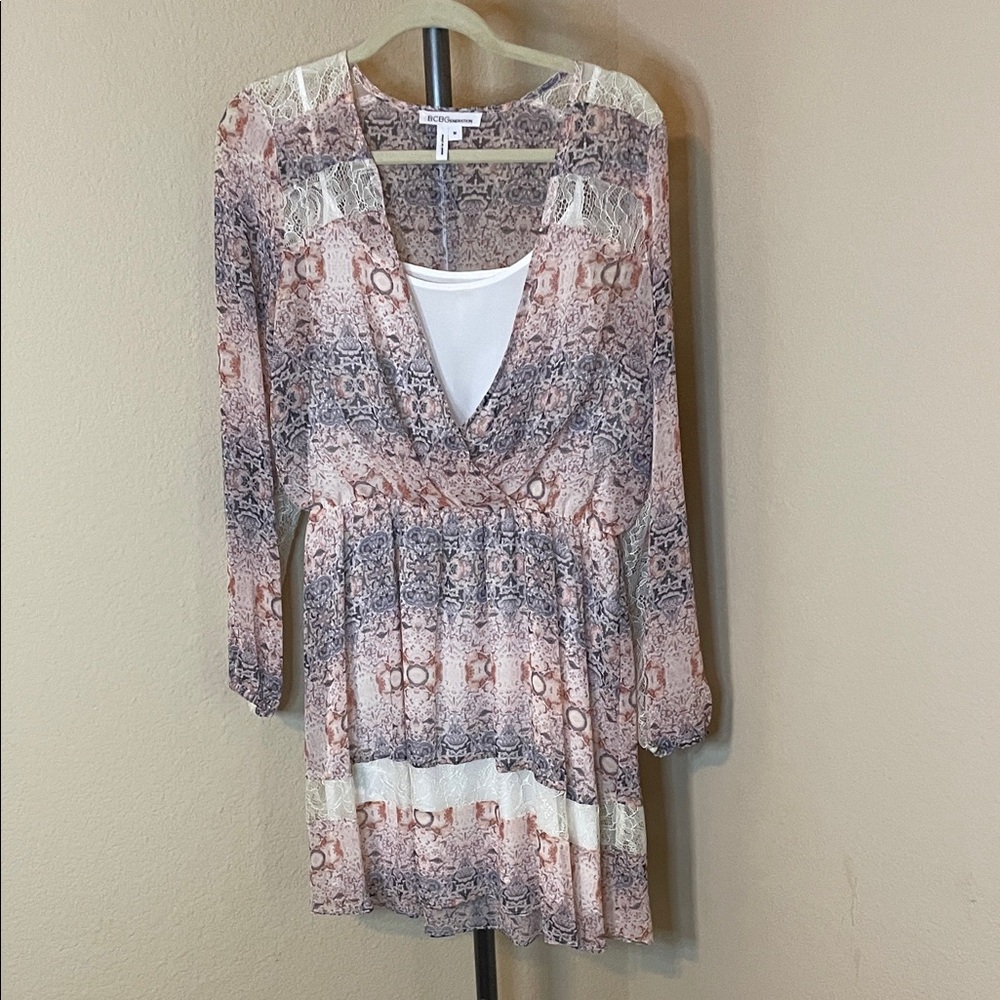 Bcbgeneration Multicolor Patterned Dress - image 1